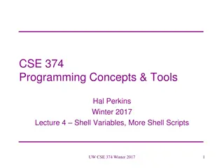 Understanding Shell Variables and Scripting in Bash