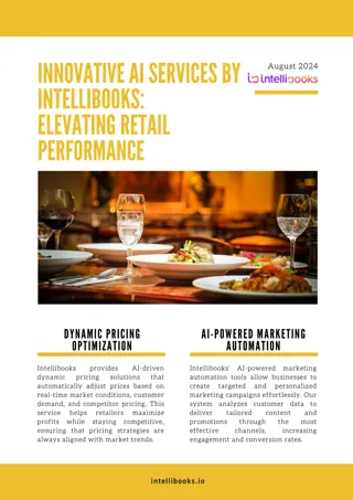 Innovative AI Services by Intellibooks