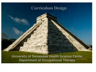 Comprehensive Curriculum Design for Occupational Therapy Education at the University of Tennessee Health Science Center