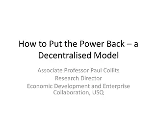 Reimagining Regional Governance: Empowering Decentralized Models