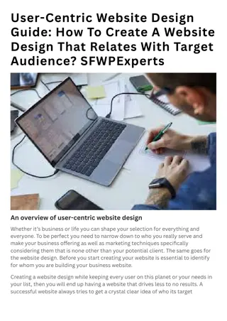 User-Centric Website Design Guide How To Create A Website Design That Relates With Target Audience