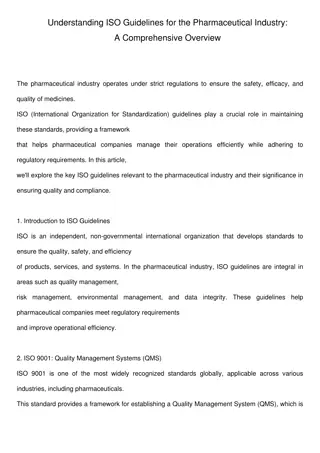 ISO_Guidelines_Pharmaceutical_Industry