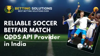 Top Soccer Betfair Match Odds API Provider in India