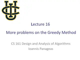 Greedy Method for Task Scheduling Problems