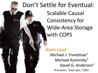 Scalable Causal Consistency for Wide-Area Storage with COPS