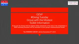 QOVF Giving Tuesday Group Competition Information