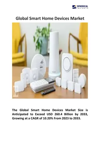 Global Smart Home Devices Market