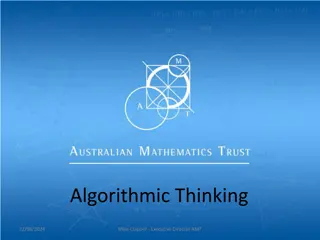 Algorithmic Thinking in Digital Systems