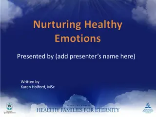 Nurturing Healthy Emotions & Hope: Finding Peace and Wonder