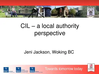 Understanding Woking's Community Infrastructure Levy (CIL) and Governance