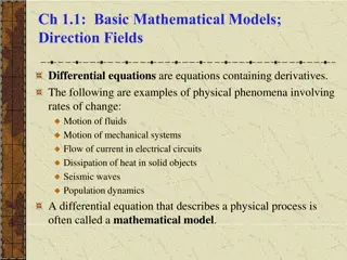 Differential Equations in Physical Phenomena