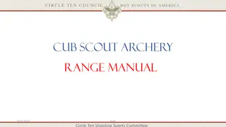 Cub Scout Archery Range Safety Manual