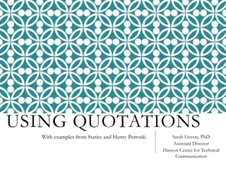 Mastering Quotations in Academic Writing