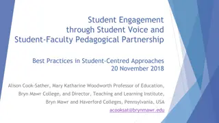 Enhancing Student Engagement Through Student Voice and Collaboration