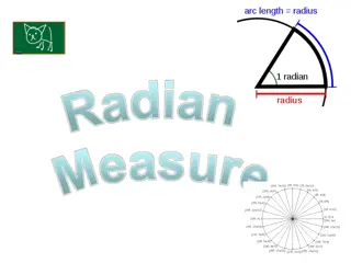 Radian Measure in Trigonometry