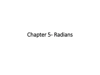 Radians and Trigonometric Values - Chapter 5