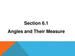 Angles and Measurements in Trigonometry