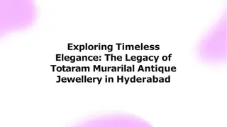 Explore Exquisite Antique Jewellery at Totaram Murarilal - Top Shops in Hyderabad