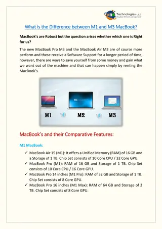 What is the Difference between M1 and M3 MacBook?