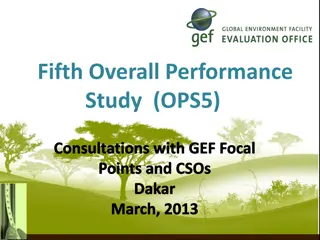 Evaluating GEF's Performance and Impact through OPS5 Consultations