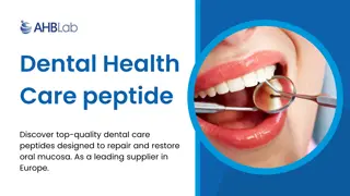 Restore and Repair Oral Mucosa with Advanced Dental Care Peptide