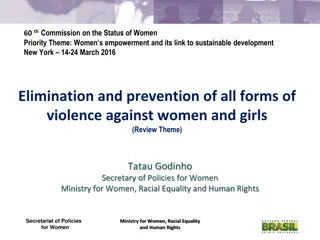 Advancing Women's Empowerment and Combating Violence Against Women in Brazil