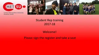 Student Rep Training 2017-18 Overview