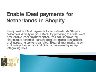 Enable iDeal payments for Netherlands in Shopify