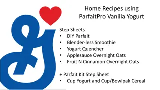 Delicious ParfaitPro Vanilla Yogurt Recipes for a Healthier You