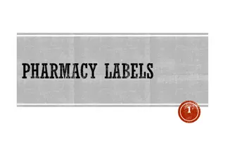 Importance of Pharmacy Labels for Medication Safety