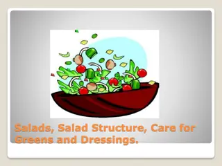 Essential Guide to Salad Structure, Greens Care, and Dressing Types