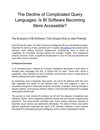 The Decline of Complicated Query Languages_ Is BI Software Becoming More Accessible_