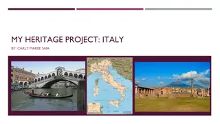 Discovering Italy: My Heritage Project by Carly Maree Saia