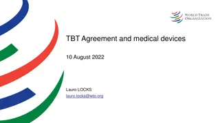 Enhancing Regulatory Cooperation for Medical Devices under the TBT Agreement