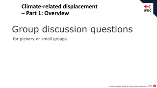 Climate-Related Displacement: Risks, Policies, and Vulnerability Strategies