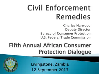 Consumer Protection Remedies and Enforcement Mechanisms