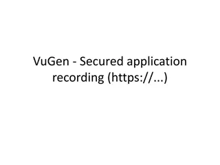 Troubleshooting Secure Application Recording in VuGen