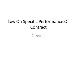 Specific Performance of Contracts and the Law: Understanding Section 10 of the Specific Relief Act, 1963