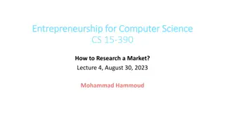 Effective Market Research Strategies for Entrepreneurship in Computer Science