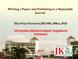 Enhancing Academic Journal Publications: A Comprehensive Guide