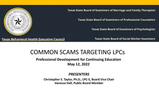 Combating Scams Targeting LPCs: Awareness and Prevention Strategies