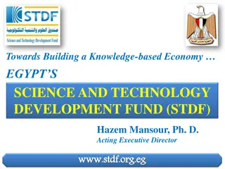 Development Programs and Funding Mechanisms for Science & Technology in Egypt