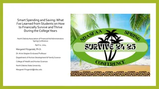 Smart Spending & Saving: Financial Survival & Thriving in College