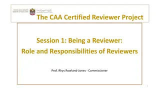 The CAA Certified Reviewer Project: Ensuring Quality in Higher Education