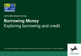 Borrowing and Credit: Key Concepts and Considerations