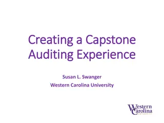 Enhancing Auditing Experience through Real-World Case Studies