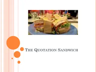 Crafting the Perfect Quote Sandwich