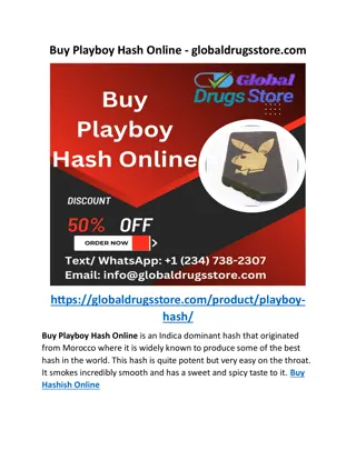 Buy Playboy Hash Online - globaldrugsstore.com