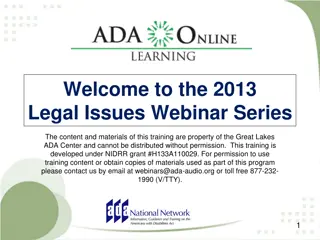 Legal Issues in the Hospitality Industry under the ADA