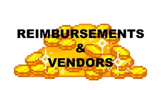 Guidelines and Procedures for Reimbursements and Vendors at BCC